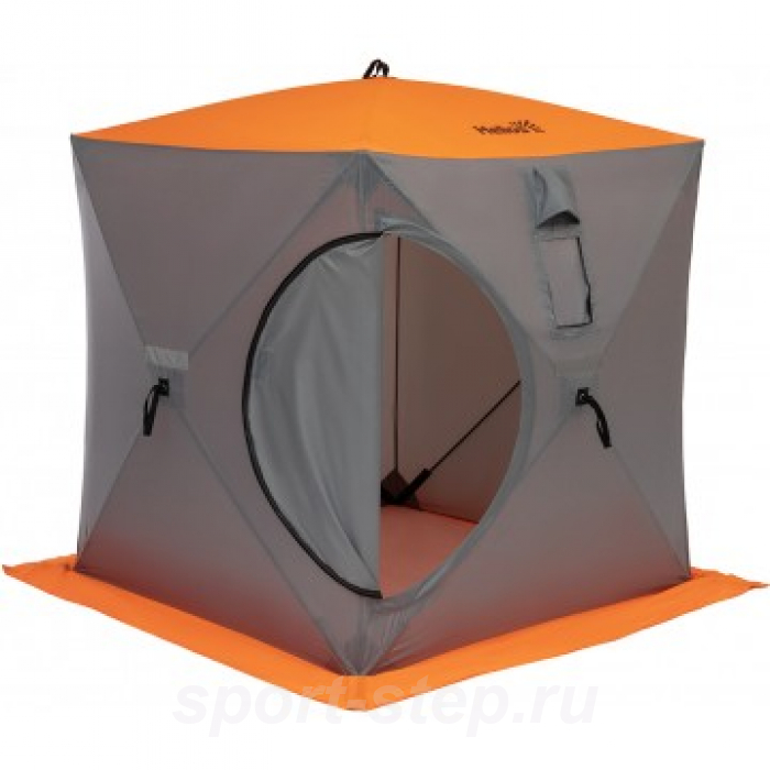 Палатка зимняя Куб 1,5х1,5 orange lumi/gray Helios (HS-ISC-150OLG)
