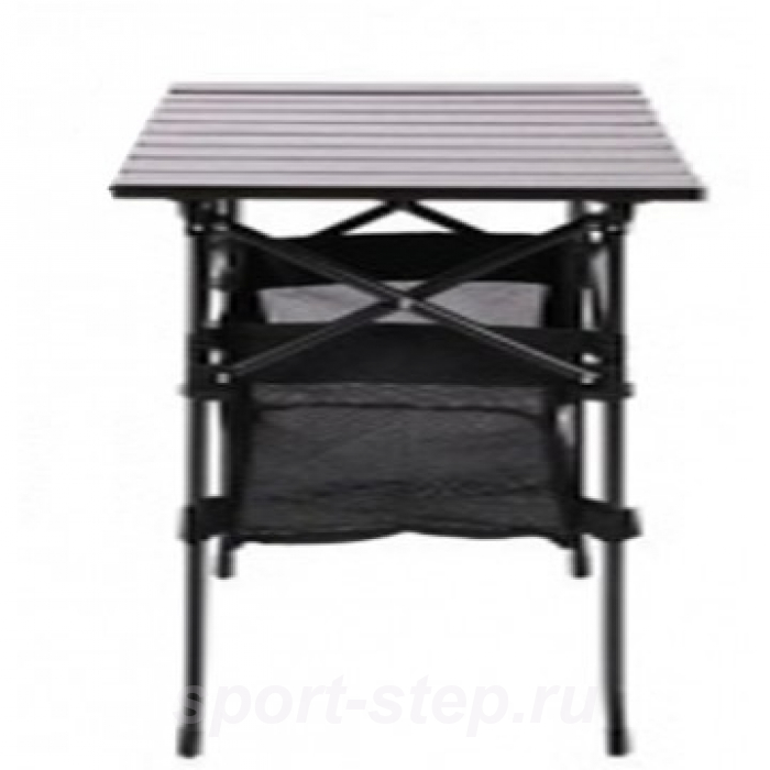 Стол складной 55x55x50см с отделом под посуду столешница алюминий (PR-MC-605)