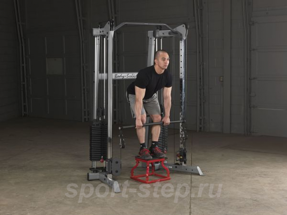 Кроссовер угловой с двумя весовыми стеками по 72,5 кг Body-Solid GDCC210