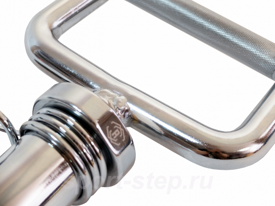 Гриф узкий параллельный хват хромированный 34" REBEL с замками R-OB34-С