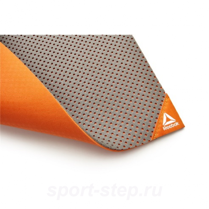 Коврик (мат) для фитнеса пористый Reebok, оранжевый RAMT-13014OR