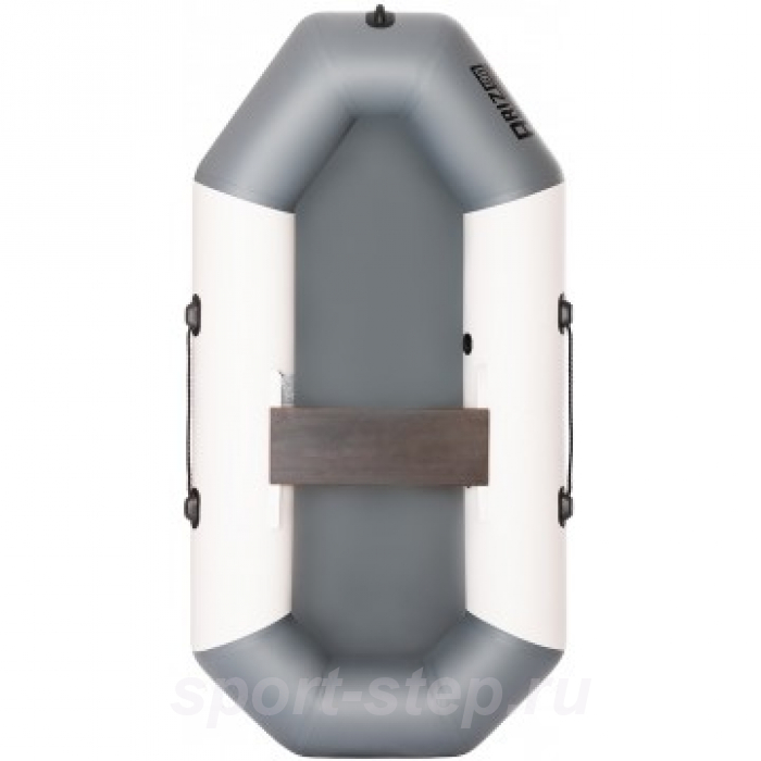 Лодка Бриз 190 (гребки + жесткое сиденье) бело/серый