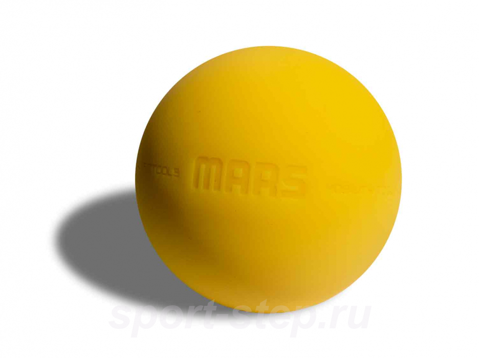 Мяч для МФР 9 см одинарный желтый Original FitTools FT-MARS-YELLOW