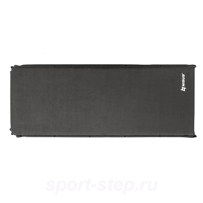 Коврик самонадув. 200x81x8 флок серый (N-008-G) NISUS