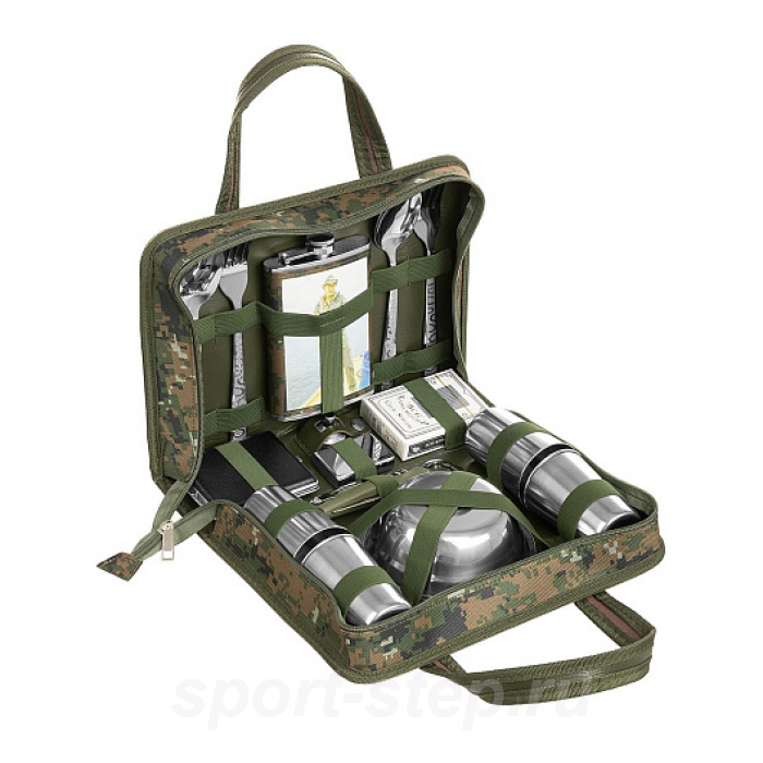 Набор посуды в сумке-чехле Охотник (HS-DFB-9A-H) Helios МП
