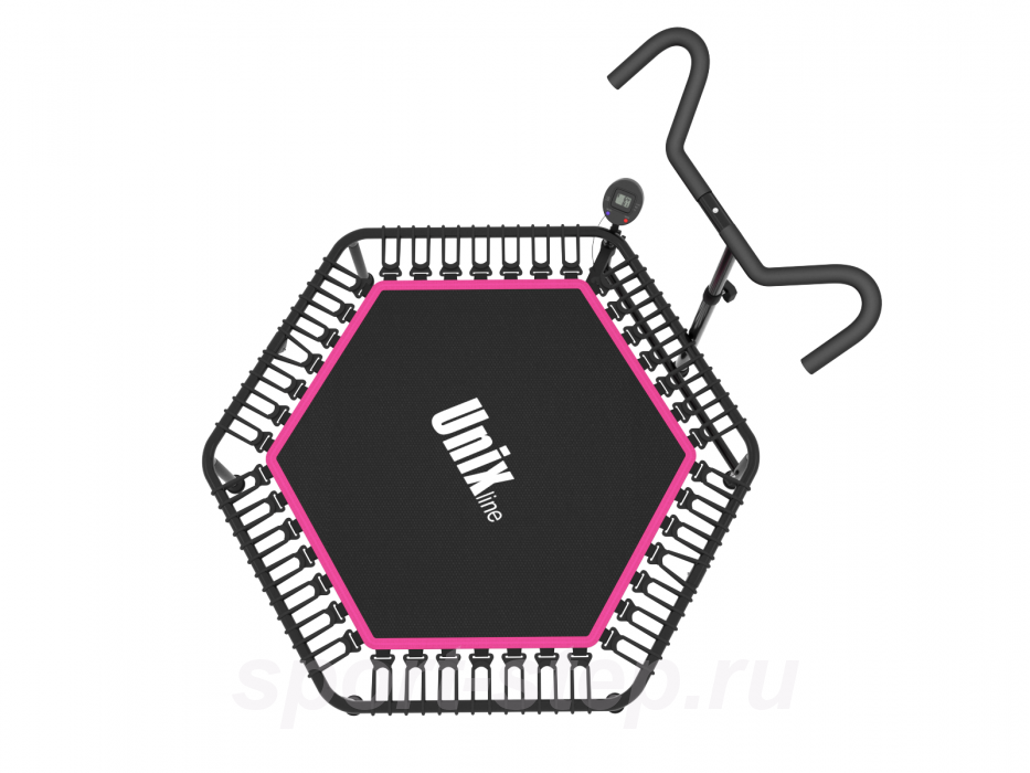 Батут UNIX line FITNESS Pink PRO (130 cm)