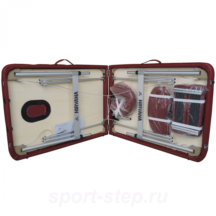 Массажный стол DFC Nirvana Elegant Luxe бордовый