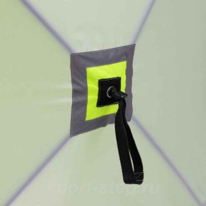 Палатка зимняя Куб 1,5х1,5 yellow lumi/gray PREMIER (PR-ISC-150YLG)