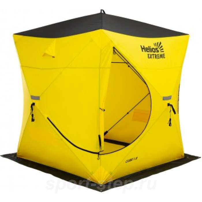 Палатка зимняя Куб EXTREME 1,8 х 1,8 Helios V2.0 (широкий вход) ТОНАР