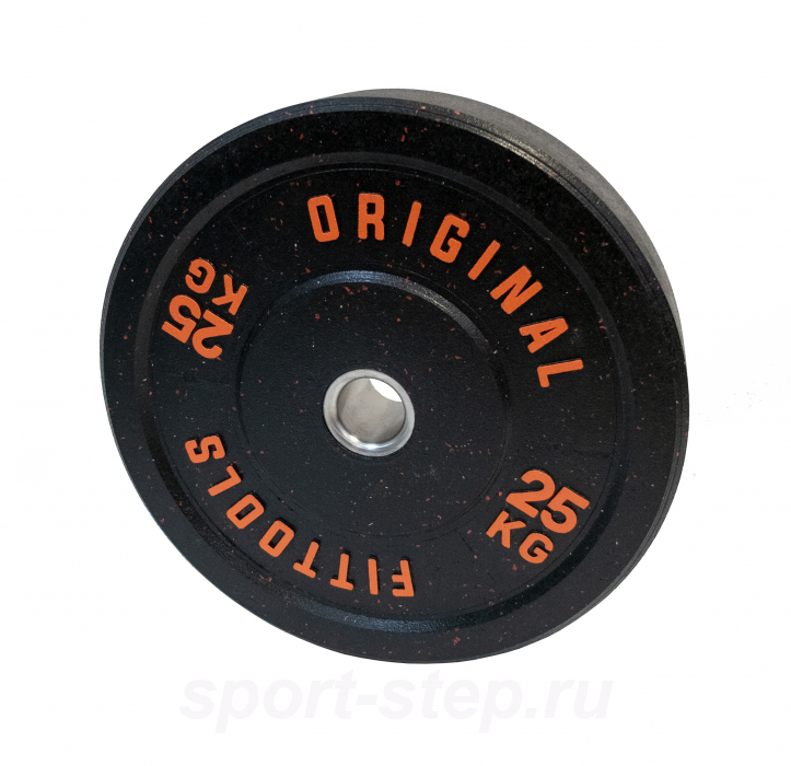 Диск бамперный 25 кг Original FitTools FT-RPI-25