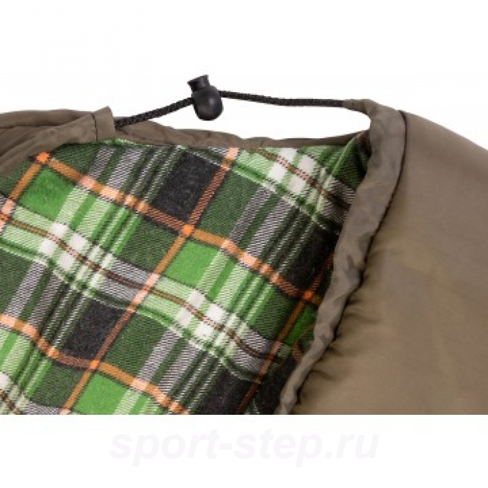 Спальный мешок Beluha 220*70 (200 гр/м.кв) хаки (термофайбер/шерсть) Helios