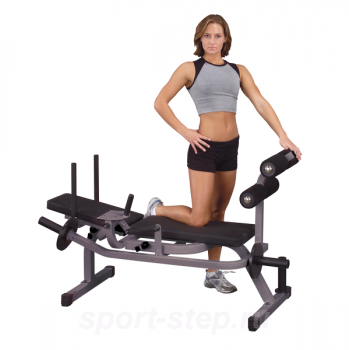 Скамья горизонтальная для тренировки мышц брюшного пресса Body-Solid GAB100 на свободных весах