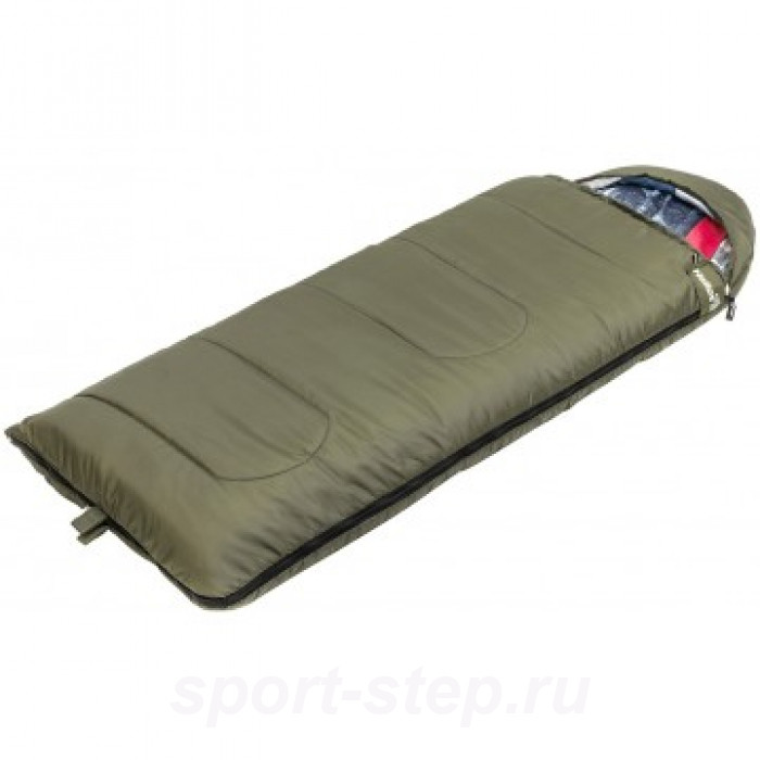 Спальный мешок OLYMPUS 200S (180х70, холлофайбер, зеленый/город) (T-HS-SB-O-200S-NC) Helios