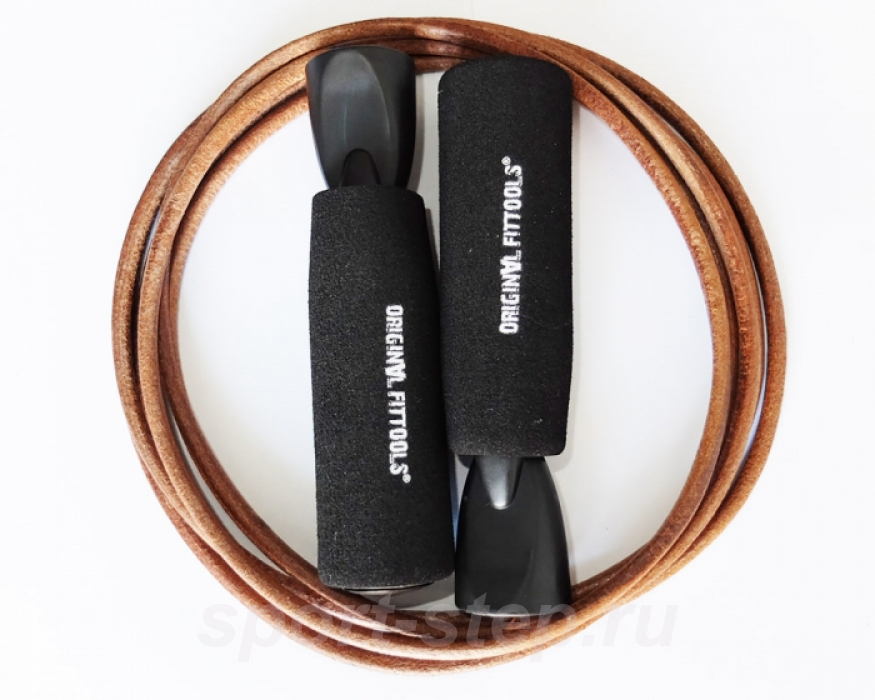 Скакалка кожаная 2750х5 Fitness Tools FT-JR-2750-L