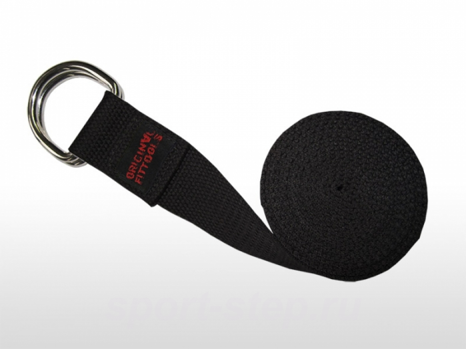 Ремешок для йоги 304 см, черный Fitness Tools FT-YSTP-BLACK