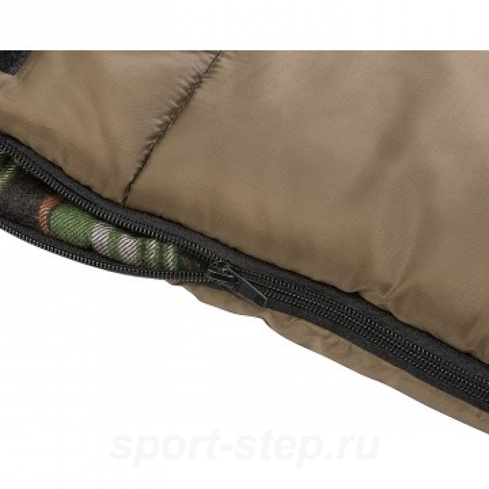 Спальный мешок Beluha 220*70 (200 гр/м.кв) хаки (термофайбер/шерсть) Helios