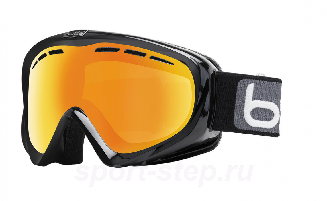 Маска Bolle Y6 OTG Shiny Black Citrus Gold