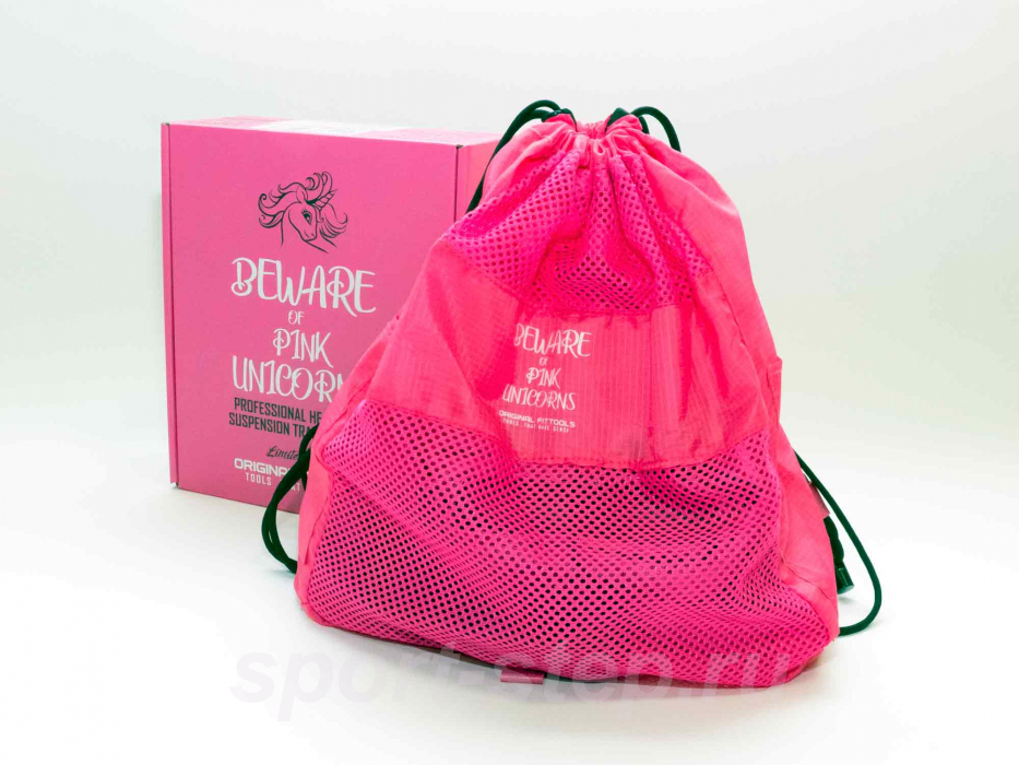 Петли для функционального тренинга PINK UNICORN + набор эспандеров