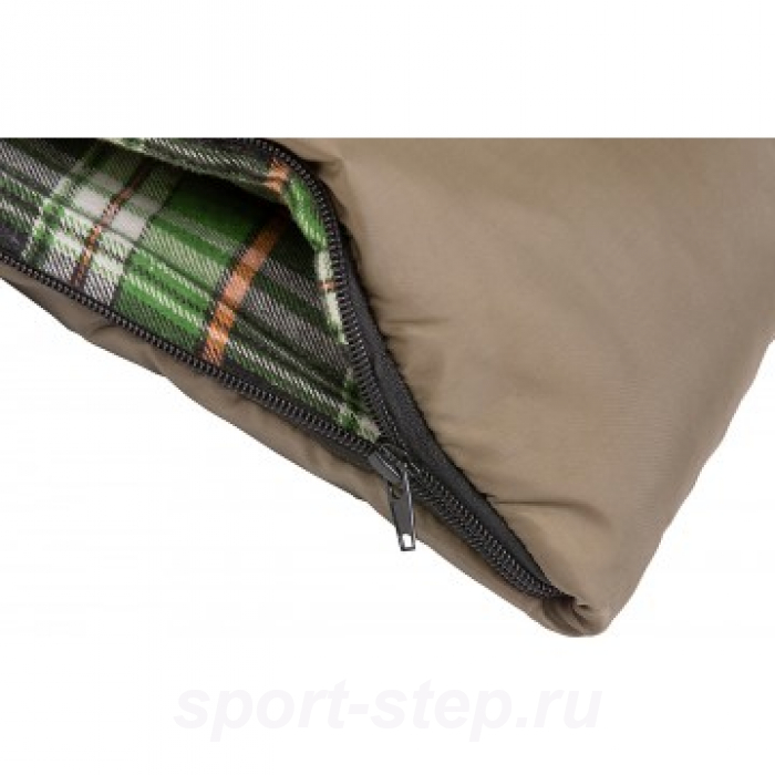 Спальный мешок Beluha 220*70 (200 гр/м.кв) хаки (термофайбер/шерсть) Helios