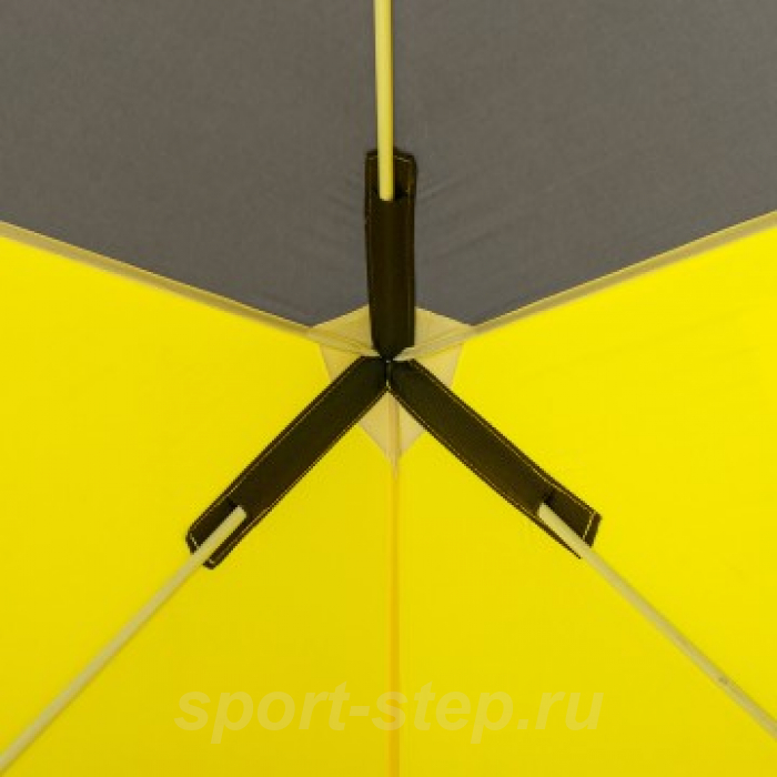 Палатка зимняя Куб 1,5х1,5 желтый/серый (HS-WSC-150YG) Helios
