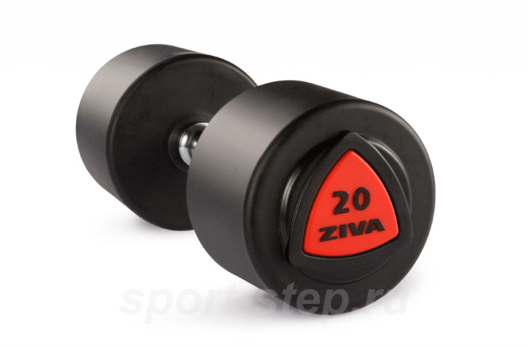 Гантель 34 кг ZIVA серии ZVO ZVO-DBPU-1023 уретановое покрытие