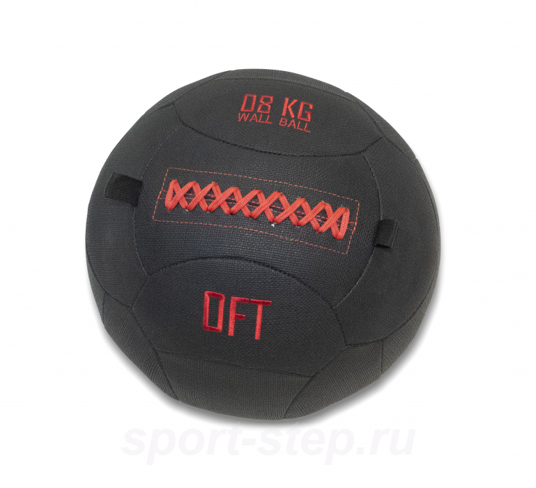 Тренировочный мяч Wall Ball Deluxe 8 кг Original Fittools FT-DWB-8