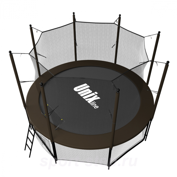 Батут UNIX line Black&Brown 10 ft (inside)