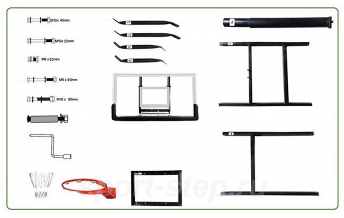 Баскетбольный щит 60" DFC BOARD60P