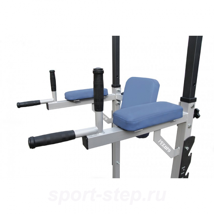 Турник-пресс-брусья напольные с гребенкой для штанги MironFit Рекорд RK-016