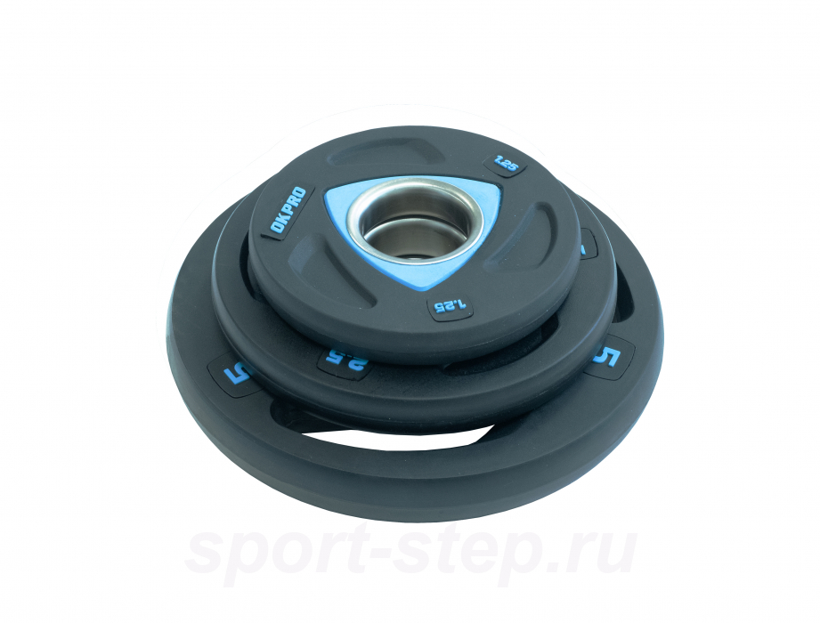 Диск олимпийский полиуретановый 5 кг OKPRO OK2037-500