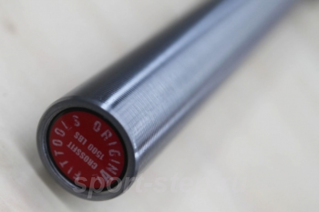 Гриф для кроссфита олимпийский прямой 2200 мм, до 679 кг, с упорными подшипниками FT-CROSSFIT-1500LBS