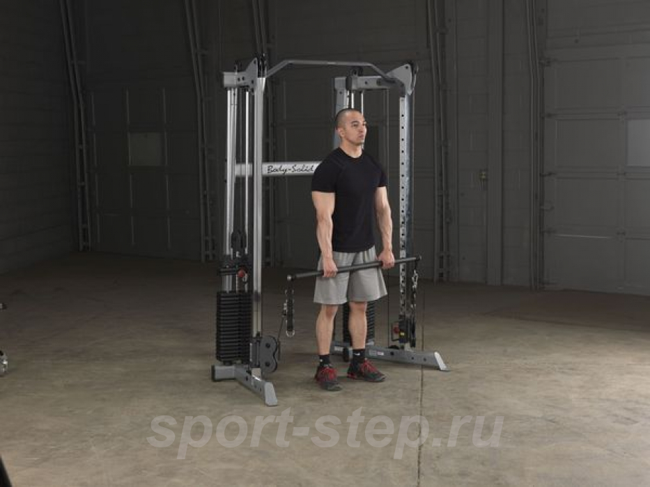 Кроссовер угловой с двумя весовыми стеками по 72,5 кг Body-Solid GDCC210