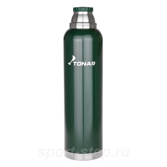 Термос (HS.TM-059-G) 1600ML с ситечком зеленый (2 крышки-кружки) TONAR