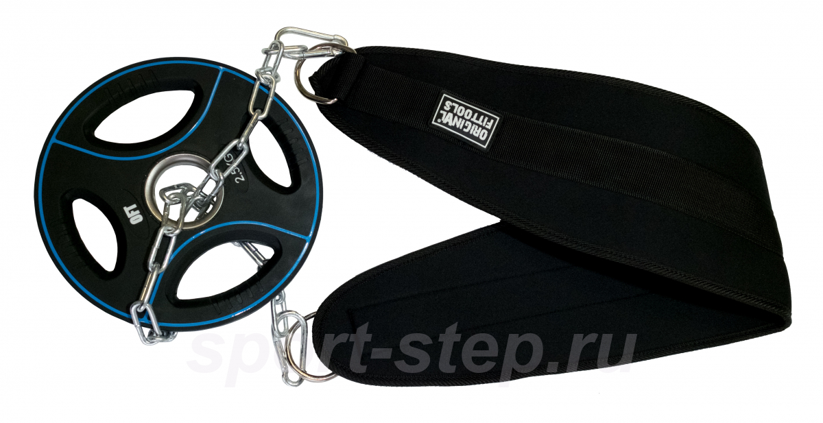 Ремень для подвешивания отягощений к поясу нейлоновый Fitnes Tools FT-SQBLT-NLN