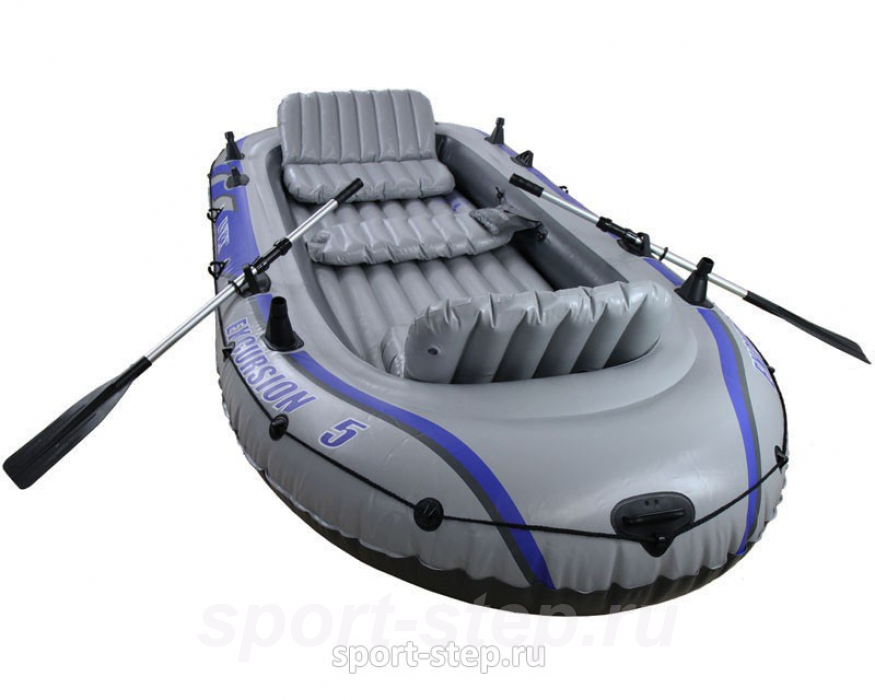 Надувная лодка Intex 68325 NP/EP Excursion 5 Set