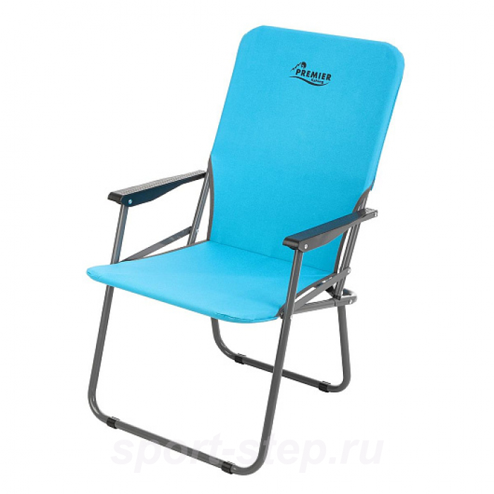 Кресло складное СK-01 труба ф19, голубой (T-PR-SK-01-LB) Premier fishing