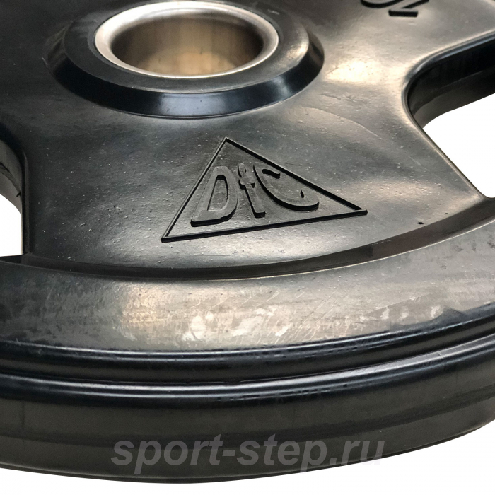 Диск обрезиненный DFC, чёрный, 51 мм, 10 кг WP015-51-10