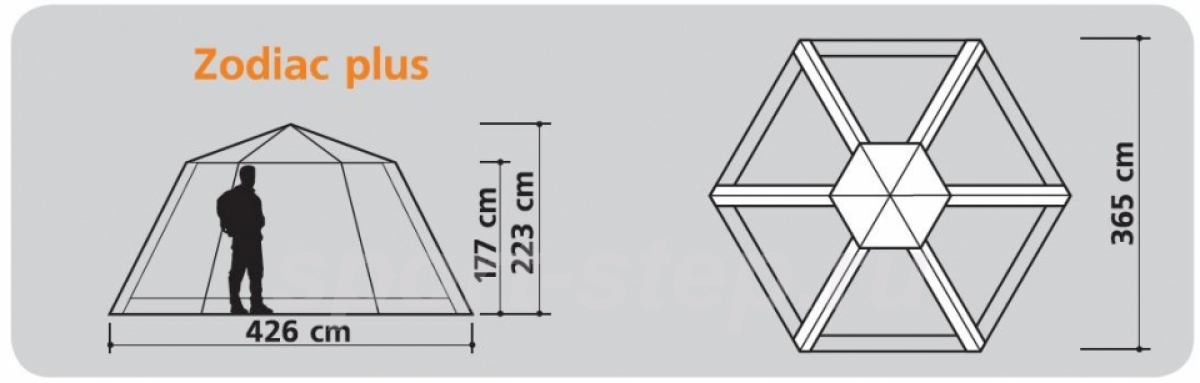Тент - шатер Canadian Camper Zodiac plus