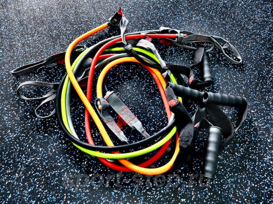 Эспандер трубчатый Total Body (латекс) красный 6,8 кг FT-LTX-15LB