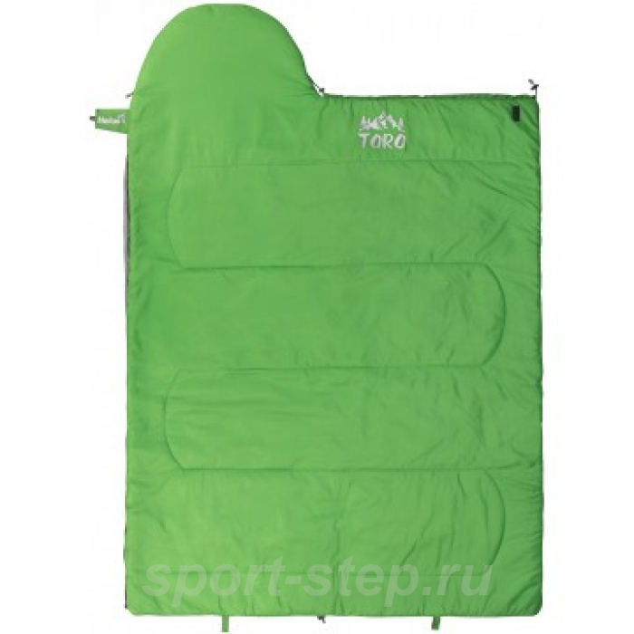 Спальный мешок TORO Wide 300L (220Х90, левый, стратекс, салатовый) (T-HS-SB-TW-300L) Helios