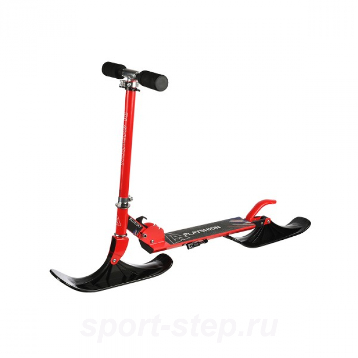 Снегокат самокат 2в1 BLUESKY-SNW Playshion, красный