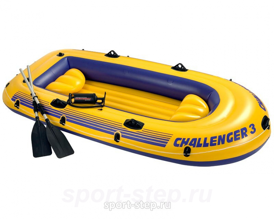 Надувная лодка intex Challenger Boat 3 Set 68370