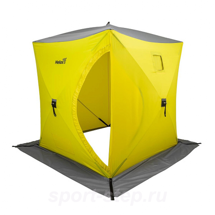 Палатка зимняя Куб-1 желтый/серый (HS-WFSC-150YG) Helios