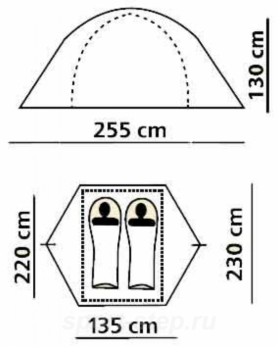 Палатка Canadian Camper Orix 2 woodland