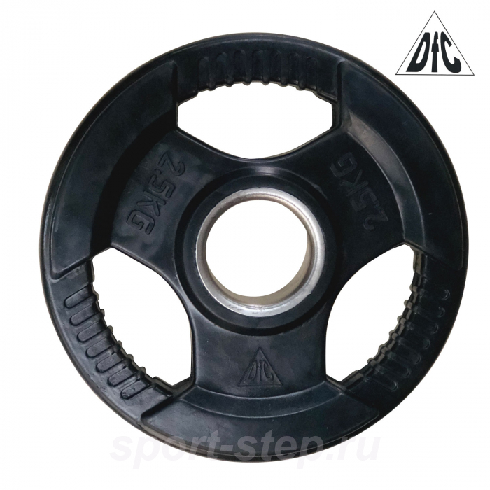 Диск обрезиненный DFC, чёрный, 51 мм, 2,5кг WP015-51-2.5