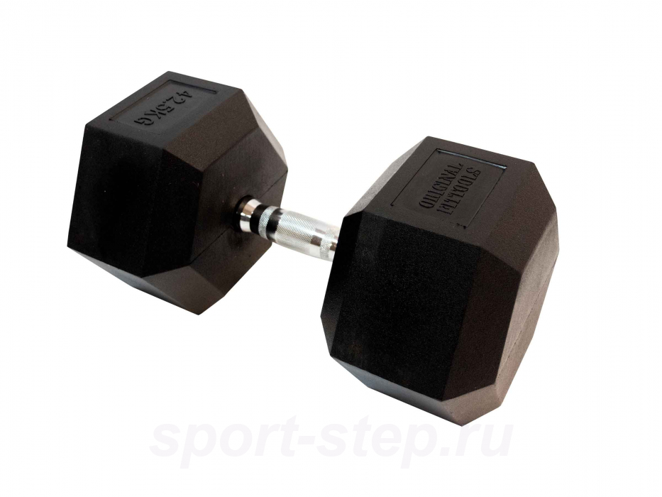 Гантель 42,5 кг гексагональная OFT FT-HEX-42,5