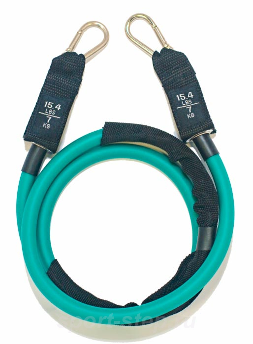 Набор эспандеров трубчатых (6 шт.) и аксессуаров в сумке Fitness Tools FT-TRTE-MULTISET