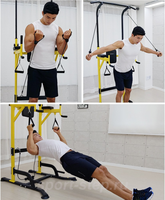 Турник - брусья Power Tower DFC Homegym G008Y