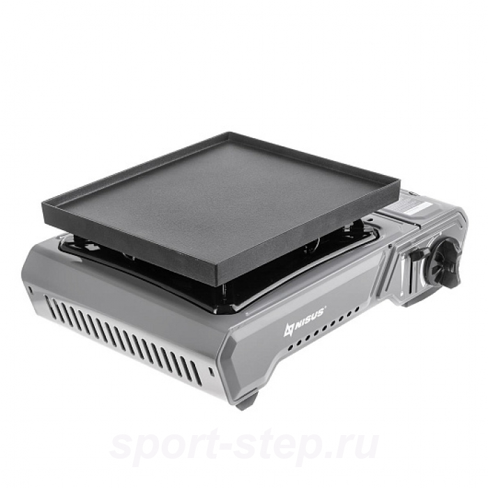 Плита газовая портат. в сумке, сковорода и пластина д/гриля, кух.инструмент (N-MEGA KIT-B) NISUS