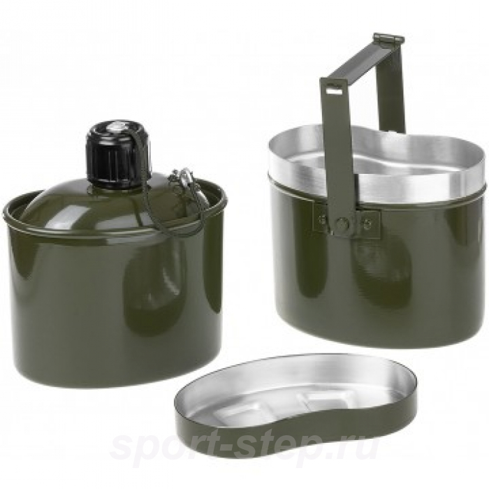 Набор посуды армейский котелок+фляжка (1000мл/900мл) (HS-NP 020031-00) Helios